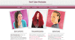 Desktop Screenshot of hairx.de